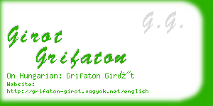 girot grifaton business card
